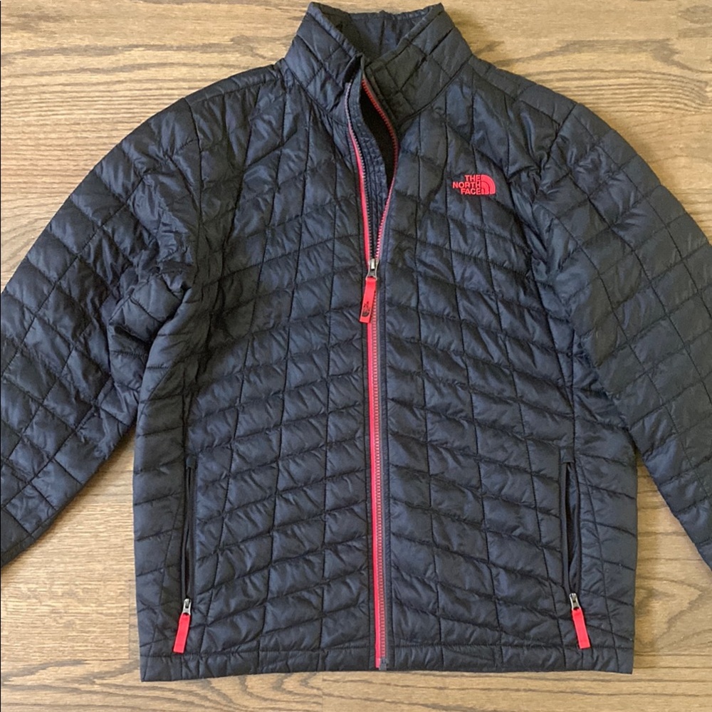 The North Face Black Jacket with Red Details